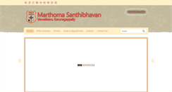 Desktop Screenshot of marthomasanthibhavan.org